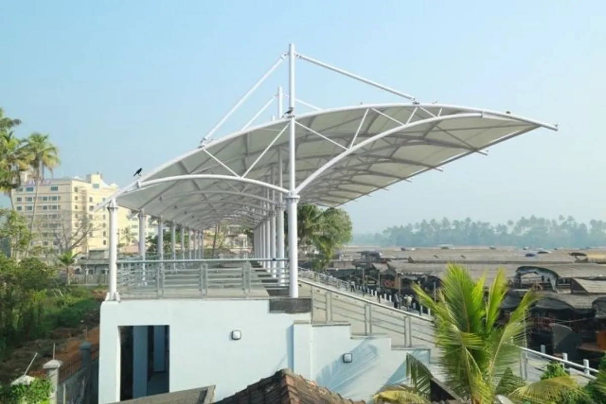 Kanopi Membran di Sebuah Stadion